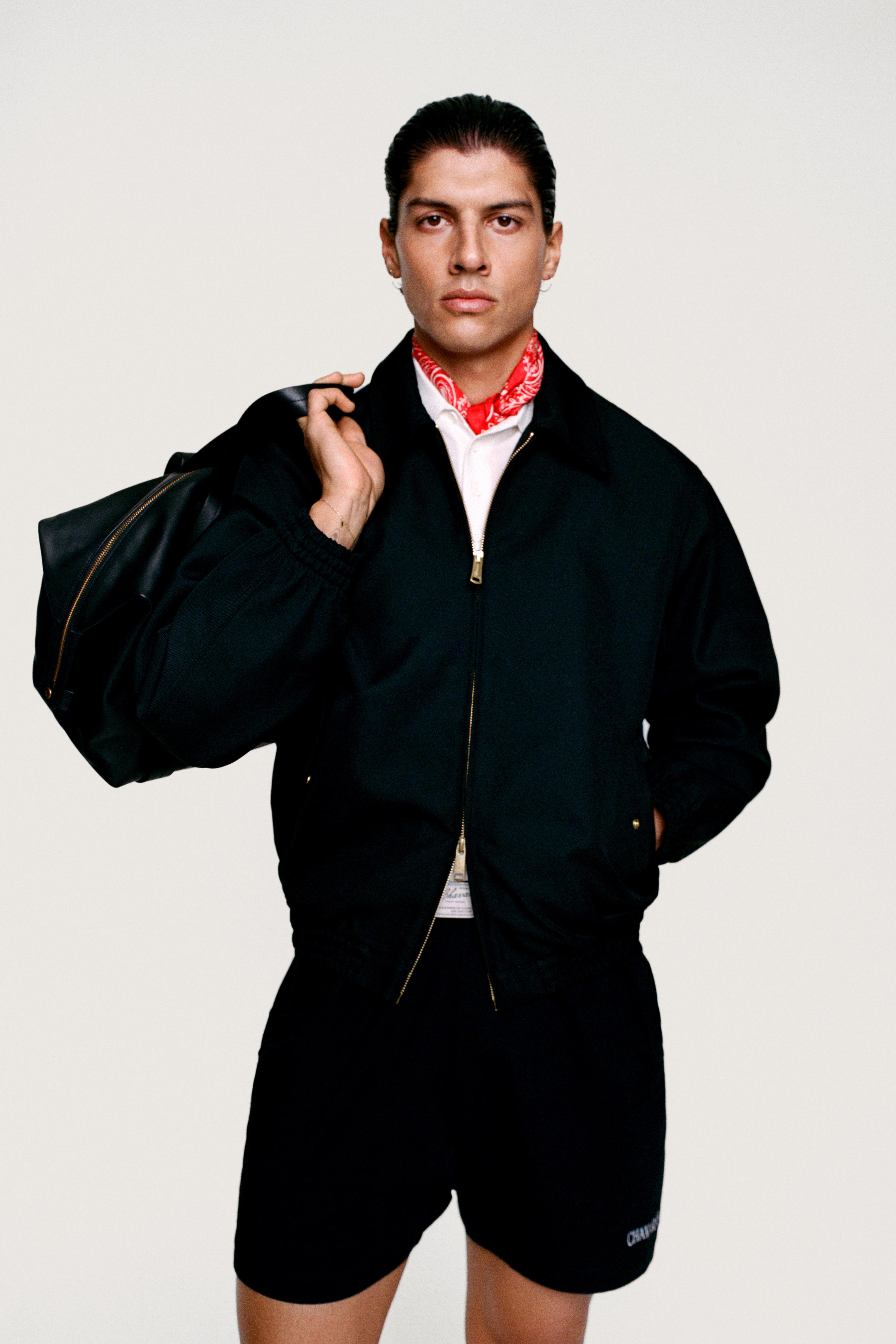 WILLY CHAVARRIA X ZARA TEXTURED BOMBER JACKET